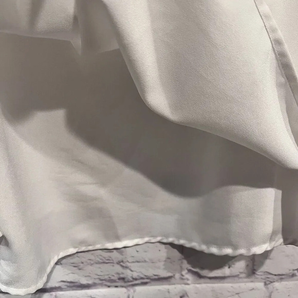 Alessa W Collection Layered V Neck‎ Short Sleeve Blouse Size 14 Business Casual - Picture 5 of 10